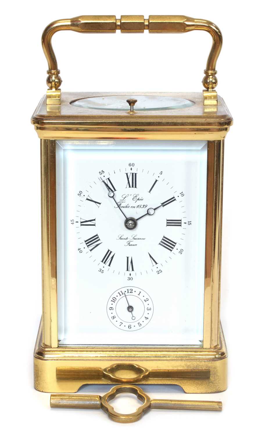 L 'Epee Carriage Clock