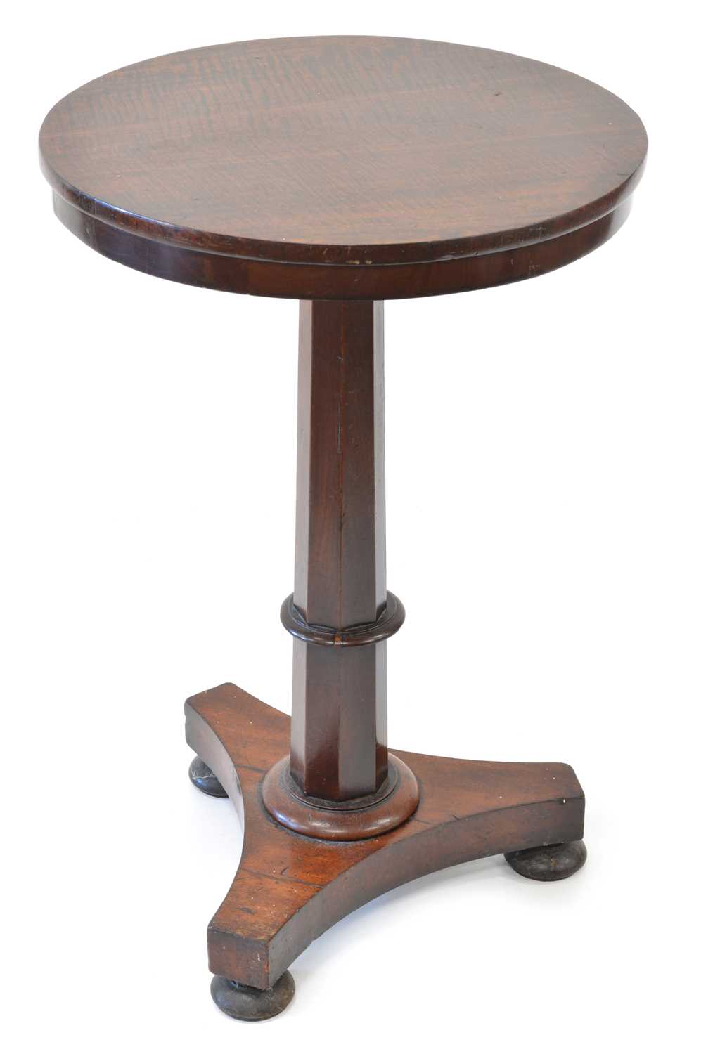 Victorian figured walnut and mahogany occasional table
