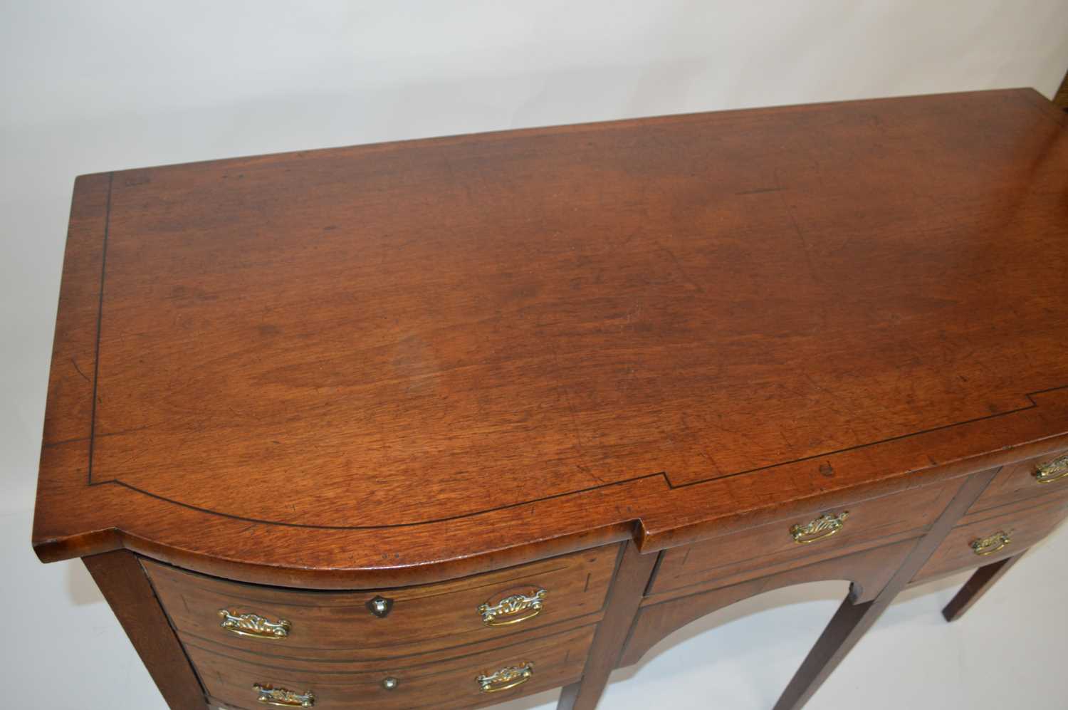 George III mahogany breakfront sideboard - Image 2 of 11