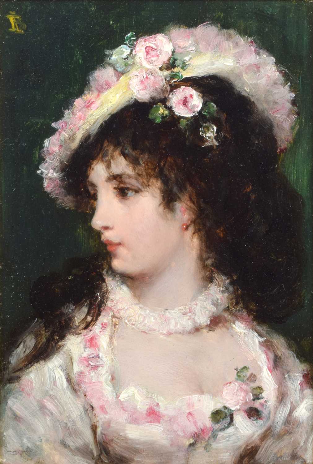 Continental School (19th century) Portrait of a lady