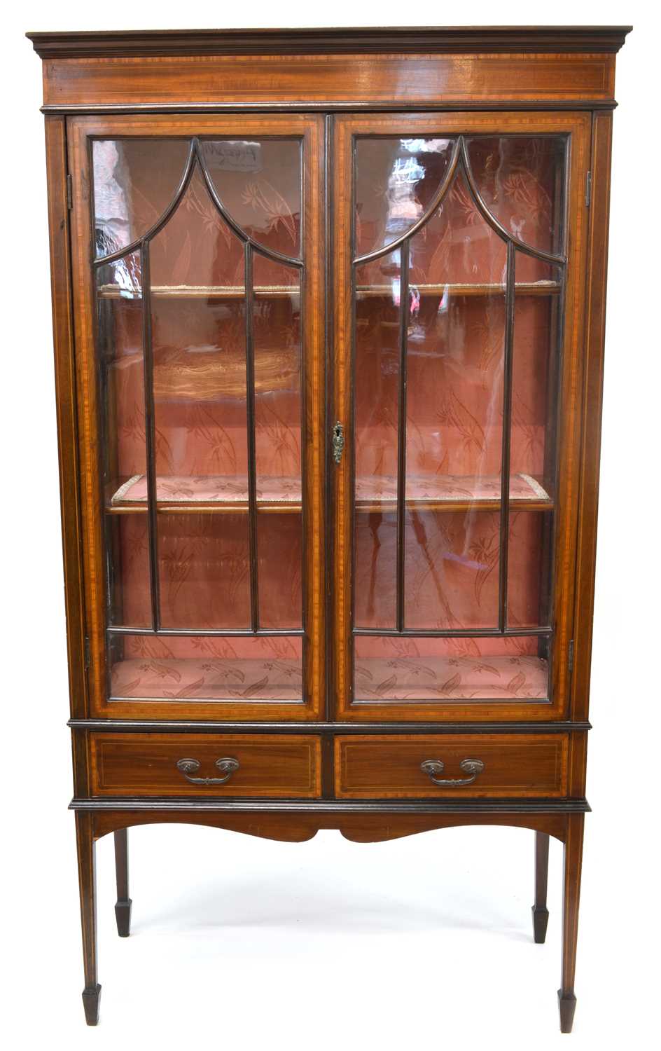 Edwardian Mahogany Display Cabinet