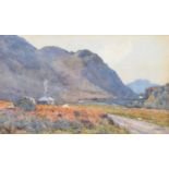 Willie Stephenson (British 1857-1938) Rural landscape with cottage