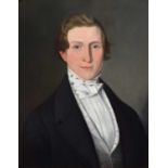 J. McIntyre (British 19th century) Male portrait
