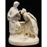 Copeland Parian figure group,