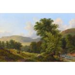 John Frederick Tennant (British 1796-1872) "Llangollen Headland"