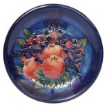 Moorcroft Finches Pattern Plate