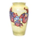 Moorcroft Orchid Pattern Baluster Shaped Vase