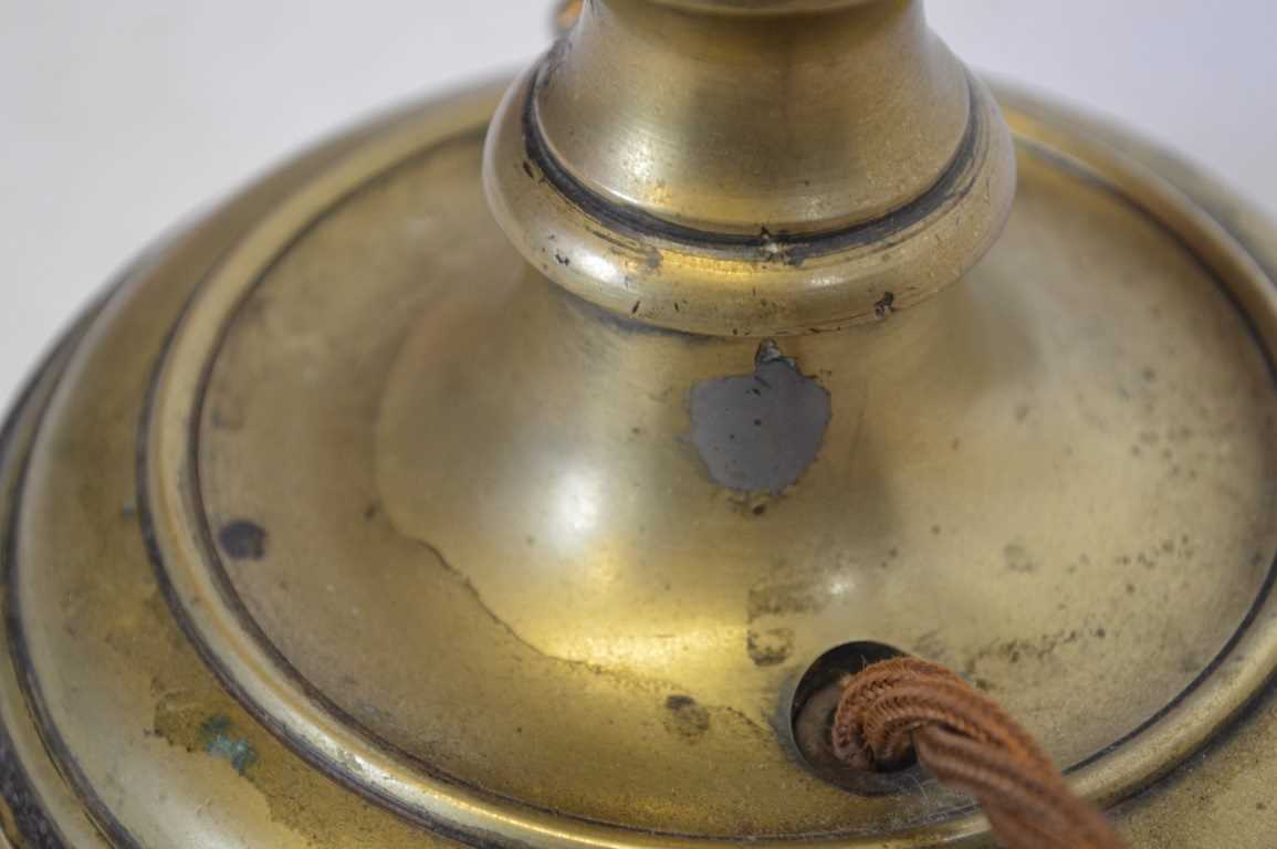 Brass Bankers Lamp - Image 3 of 7