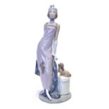 Lladro figure 5174 'Flapper with a Dog'