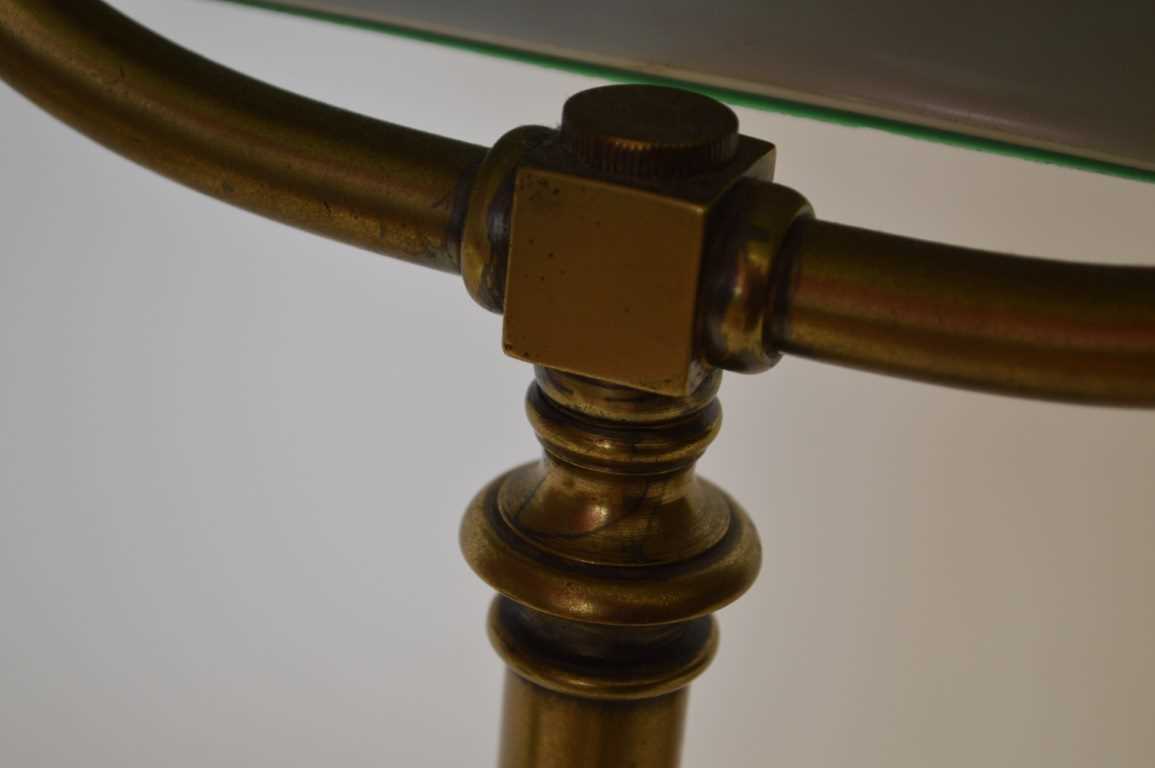 Brass Bankers Lamp - Image 5 of 7