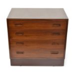 Danish rosewood chest of drawers Carlo Jensen for Hundevads