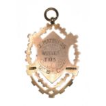 Jack Matthews 9ct Gold Medal, 1903