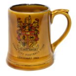 Stoke City Football Club 1963 centenary mug