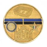 Inter Milan football Club 18ct gold token
