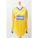 Ikast FC Jersey 1989-1990 UEFA Cup Winners' Cup match worn football shirt