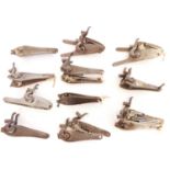 Collection of hammer gun locks