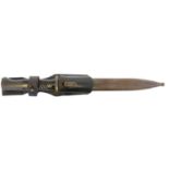 German Third Reich WWII 84/98 Waffenamt stamped bayonet,