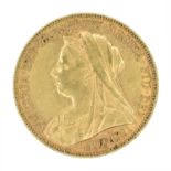Queen Victoria, Sovereign, 1897, Melbourne Mint.