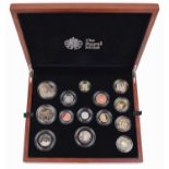 The Royal Mint 2015 United Kingdom Premium Proof Coin Set.