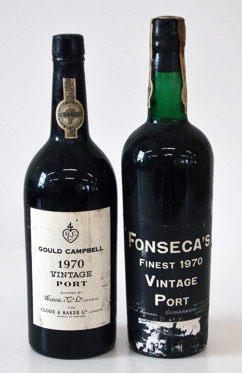 2 bottles Excellent 1970 Vintage Port