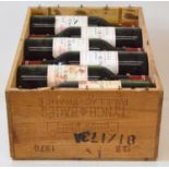 12 bottles in previously unopened OWC Chateau Lynch Bages Grand Cru Classe Pauillac Vintage 1978