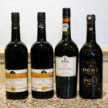 4 bottles of mixed Port