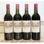 4 bottles (In OWC) Carruades de Chateau Lafite Rothschild Pauillac 1988