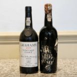 2 bottles Mature Vintage Port