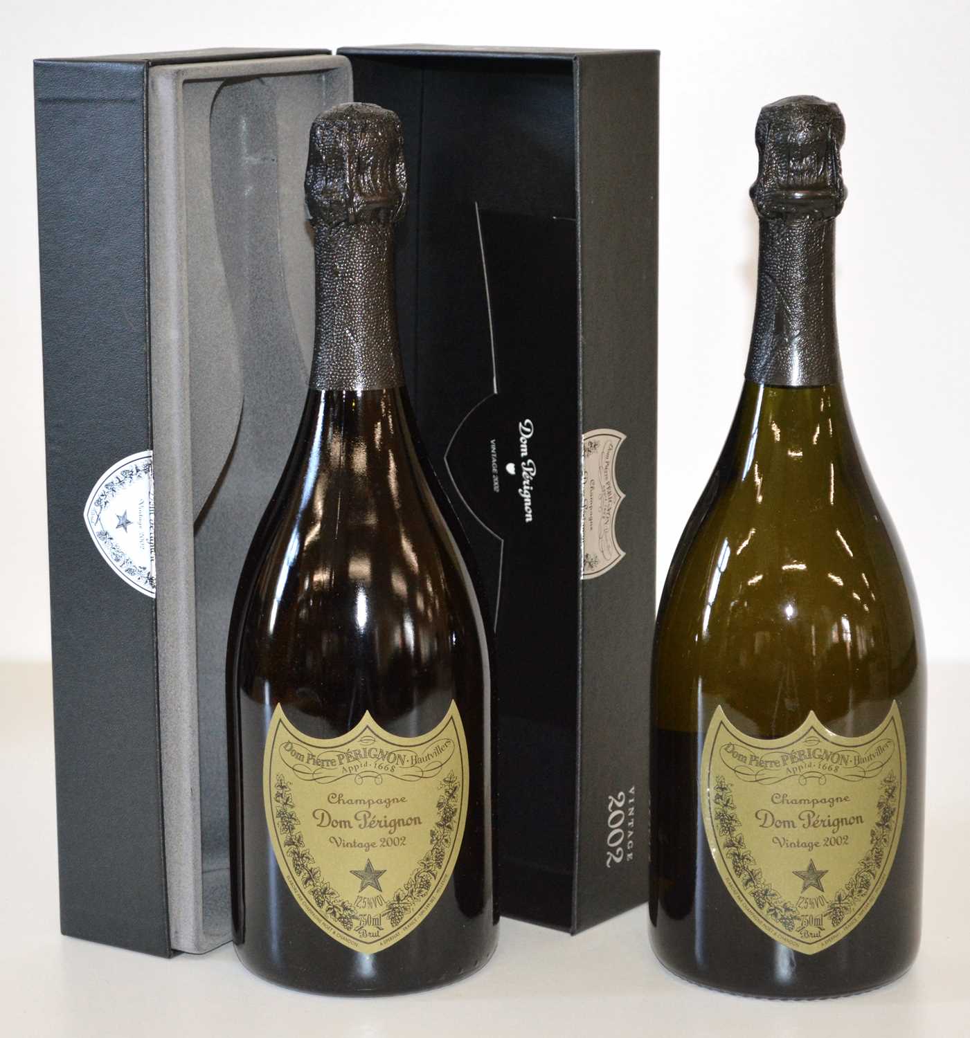 2 bottles Champagne ‘Dom Perignon’ Vintage 2002