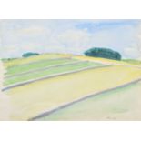 Harold Riley (British 1934-2023) Rural landscape