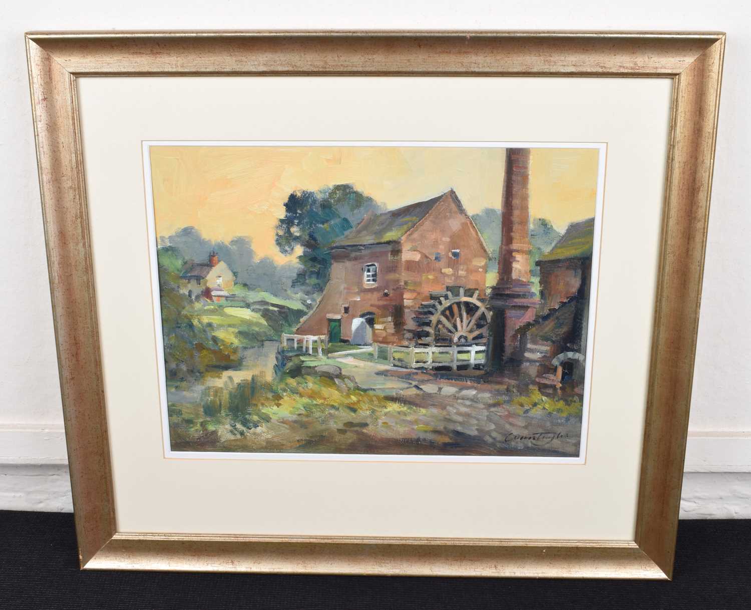 Ivan Taylor (British 1946-) "Cheddleton Flint Mill" - Image 2 of 2