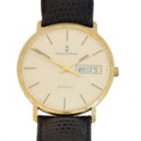 A 1980s 9ct gold Mappin & Webb quartz wristwatch,