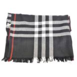 A Burberry cashmere scarf,