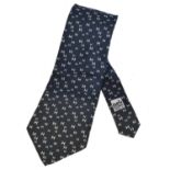 A Hermès silk tie,