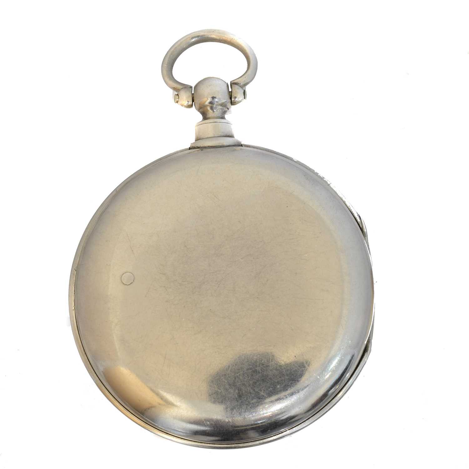 A late Victorian silver pair cased pocket watch, - Image 2 of 3
