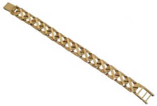 A 9ct gold chain bracelet,