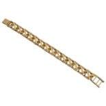 A 9ct gold chain bracelet,