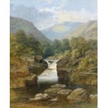George Law Beetholme (British fl. 1847-1878) "The Fisherman's Haunt, Perthshire"