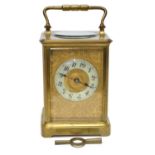 Late 19th century French Carriage Clock