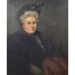 James McBey (Scottish 1883-1959) Portrait of Elizabeth Hay Fisher née Cruickshank of Stonehaven
