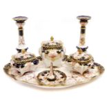 Royal Crown Derby dressing table set