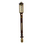 Mid-19th-century marine stick barometer