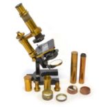 Late 19th century Carl Zeiss Jena Cased Microscope