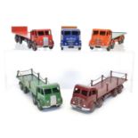 Five Dinky Supertoy Foden Trucks