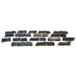 Large collection of various unboxed OO gauge locomotives