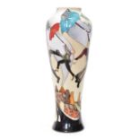 Moorcroft Limited Edition 'Flying Umbrellas' Pattern Vase