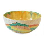 Clarice Cliff Bizarre 'Patina Country' Pattern Bowl