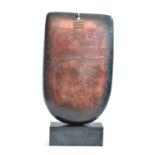 Large Sack Form Raku Sculpture Peter Hayes (British 1946)