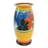 Clarice Cliff Fantasque 'Umbrella' Pattern Vase