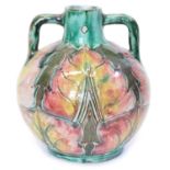 Della Robbia Ovoid Twin Handled Vase by CL